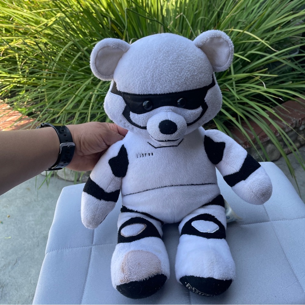 Star Wars Build A Bear Force Awakens Stormtrooper Plush Stuffed Bear Large 18"